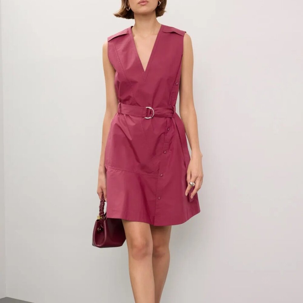 3.1 Phillip Lim x RTR Sleeveless V-Neck Belted Dress